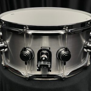 DW Collector's Series 1mm Aluminum Snare Drum six and one half by fourteen throw off