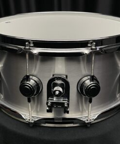 DW Collector's Series 1mm Aluminum Snare Drum six and one half by fourteen throw off