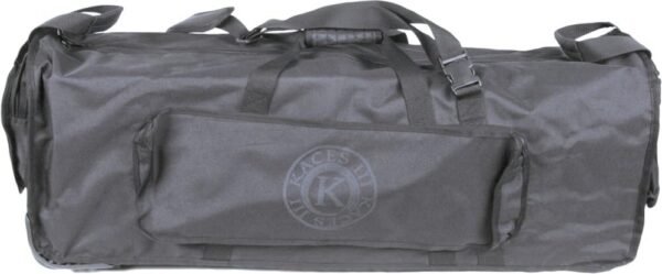 Kaces Black Rolling Hardware Bag KPHD-38W Side View