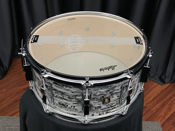 Ludwig Classic Maple White Abalone Snare Side