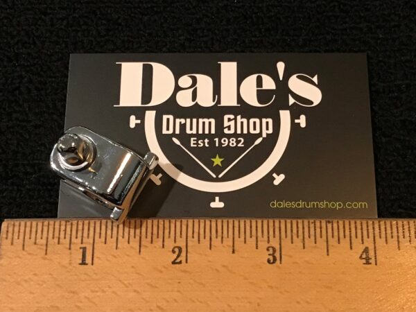 Side View of Ludwig Chrome Memory Lock for 10.5mm Keystone P7202AP Tom Bracket
