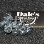 Drum Parts Lug Mounting Screws Chrome 4mm pack of twenty