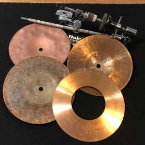 Meinl Benny Greb AC-CRASHER Cymbal Set With X-Hat Eight Inch Cymbals Underside