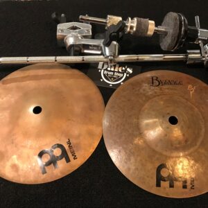 Used Meinl Benny Greb AC-CRASHER Cymbal Set With X-Hat Eight Inch Cymbals