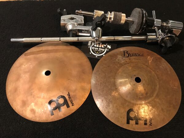 Used Meinl Benny Greb AC-CRASHER Cymbal Set With X-Hat Eight Inch Cymbals
