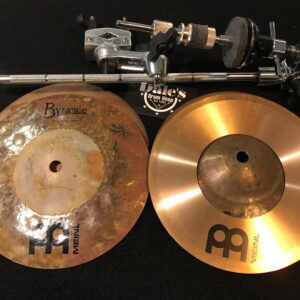Used Meinl Benny Greb AC-CRASHER Cymbal Set With X-Hat Eight Inch Cymbals Alternate View