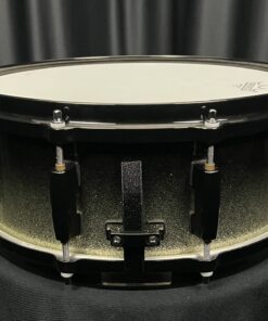 Pearl Masters Maple MCX Used Snare Drum Black Sparkle Fade Five by Fourteen Snare Butt