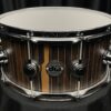 DW Brass Pinstripe Ziracote Limited Snare Drum