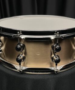 DW Mfg Drums Left-Cast Truecast Bell Bronze Ltd. 5x14 Snare Drum 13 DW Left Cast Limited Bell Bronze Snare Drum Back