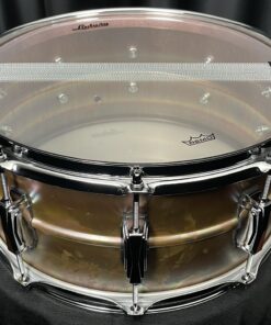 Ludwig Raw Bronze Snare with Imperial Lugs Snare Side