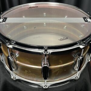 Ludwig Raw Bronze Snare with Imperial Lugs Snare Side