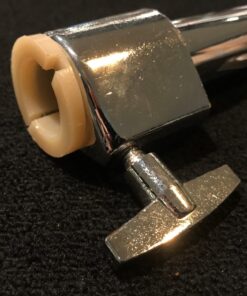 Ludwig Vintage Hardware Extension Tube Chrome Showing Top Receiver