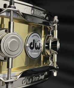 DW 4x14 Bell Brass Collector's Snare with Nickel Hardware Badge