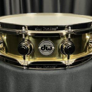 DW 4x14 Bell Brass Collector's Snare with Nickel Hardware
