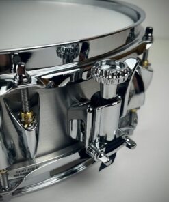 INDe SBMX Piccolo Snare Throw Off Chrome Shown on Drum
