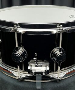 DW 6514 Black Nickel Over Brass Snare with Chrome Hardware 5P Butt