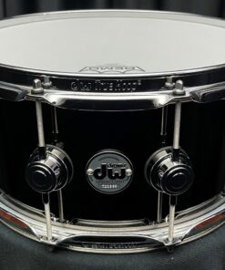 DW 6514 Black Nickel Over Brass Snare with Chrome Hardware