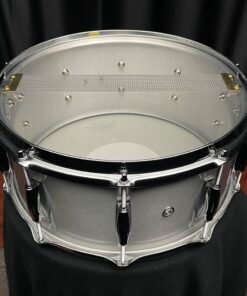Snare Side of Gretsch Grand Prix Aluminum Snare Drum