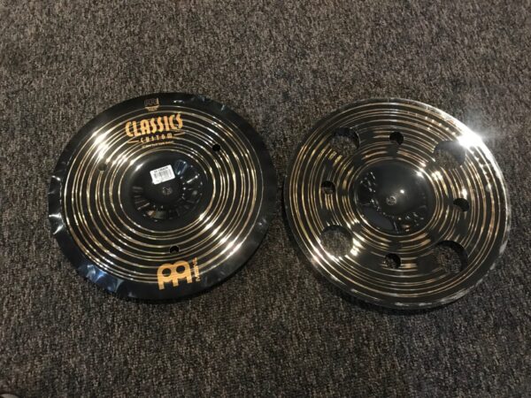 Meinl Used Classics Custom Dark Cymbals 12in. Trash Stack Pair Underside