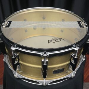 Yamaha Brass 6.5x14 Recording Custom Snare Drum Snare Side