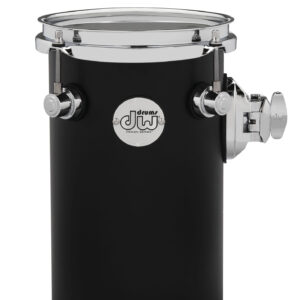 DW Design Series Ratatom 6in. Black Satin Acrylic Drum 10in. shell depth