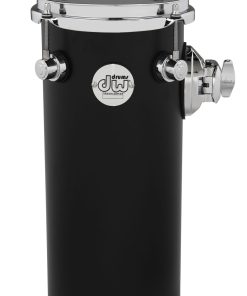 DW Design Acrylic Black Satin Ratatom 6in. Diameter Drum in 14in. Depth