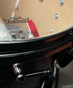 Ludwig Classic Maple Sky Blue Pearl Set Baseball Bat Internal Tone Control Outside View