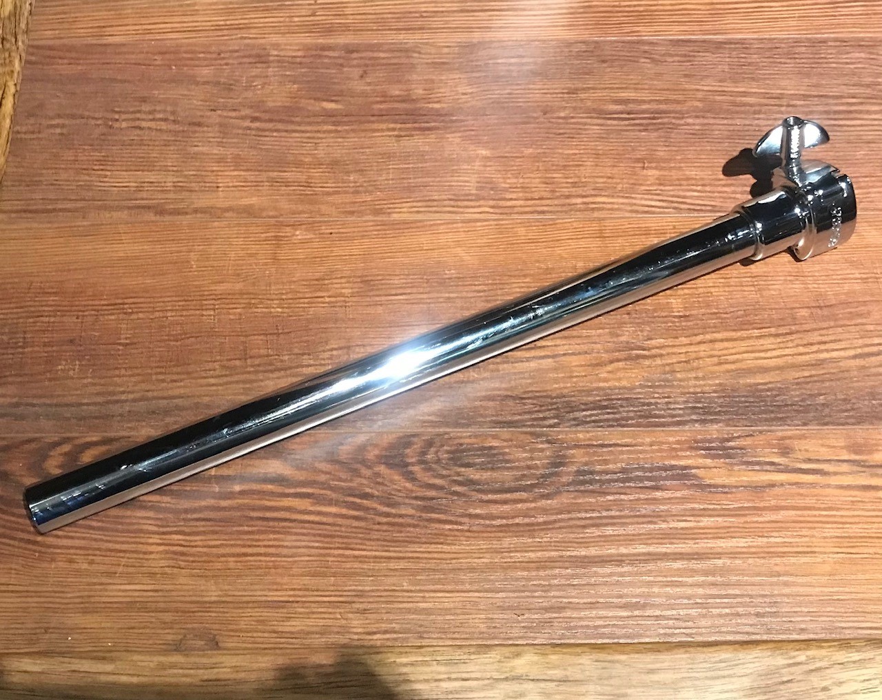 Sonor Drums Parts 1 in. to 3/4 in. Adapter Tube 18 in. Long Chrome 2 Sonor One Inch to Three Quarter Inch Chrome Adapter Arm Full View