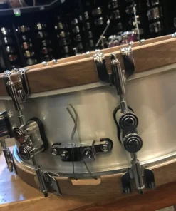 PDP Concept Select Aluminum 5x14 Snare Drum with Wood Hoops Snare Butt