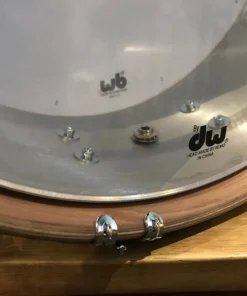 PDP Concept Select Aluminum 5x14 Snare Drum with Wood Hoops Snare Inside