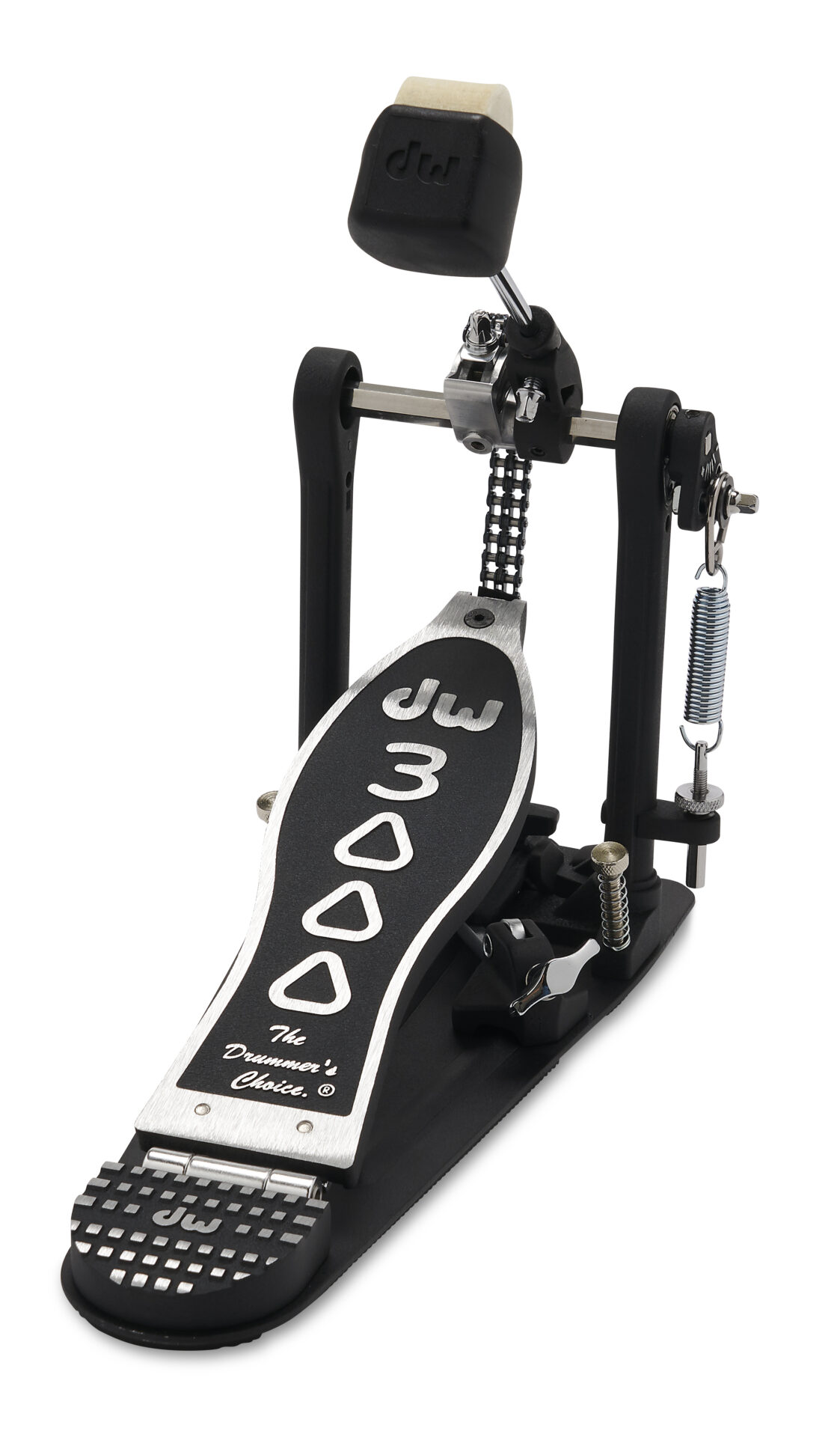 DW Drums DWCP3000A 3000 Series Single Pedal 2 DW 3000A Single Pedal Showing Player's Right Side