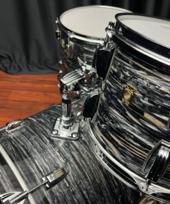 Ludwig Used Classic Maple Vintage Black Oyster Downbeat Kit Tom Close