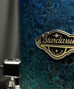 Tama Walnut / Birch 14x14 Floor Tom Molten Blue Ice Fade WBSF14D MBI 5 Tama 14x14 Molten Blue Ice Fade Floor Tom Badge