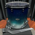 Tama Walnut Birch 16x16 Floor Tom Molten Blue Ice Fade