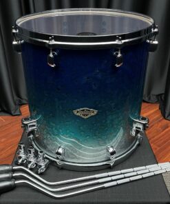 Tama Walnut Birch 16x16 Floor Tom Molten Blue Ice Fade