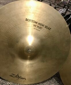 Zildjian Used 14 Inch New Beat Hi Hat Cymbal Pair CO Stamp Top of Bottom Hat