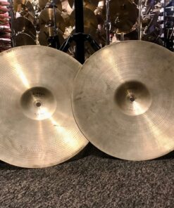 Zildjian Used 14 Inch New Beat Hi Hat Cymbal Pair CO Stamp Underside