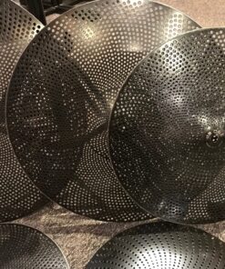 Evans Low Volume dB One Cymbal Set with 14 inch hi hats 16 and 18 inch crashes and 20 inch Ride Crashes Close