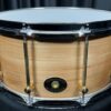 Noble And Cooley Solid Shell Maple 7x14 Snare Drum with Brass Tube Lugs front