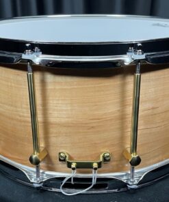 Noble And Cooley Solid Shell Maple 7x14 Snare Drum with Brass Tube Lugs Snare Butt
