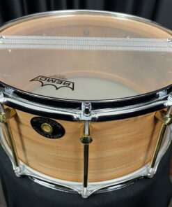 Noble And Cooley Solid Shell Maple 7x14 Snare Drum with Brass Tube Lugs Interior