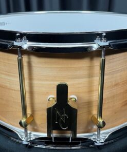 Noble And Cooley Solid Shell Maple 7x14 Snare Drum with Brass Tube Lugs Throw Off