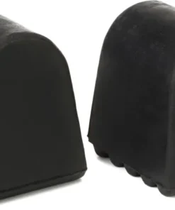 Gibraltar Black Rubber rack Feet Pair Showing Back Side