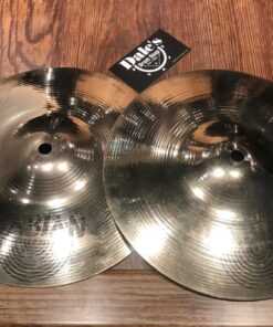 Sabian Cymbals Used AA 10 in. Mini Hats Hi-Hats Pair Top Close
