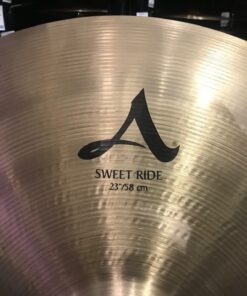 Zildjian Used 23 Inch A Sweet Ride Cymbal Logo Close