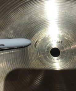 Zildjian Used Cymbals A Hollow Logo 20 in. Ride Cymbal Underside of Bell Showing Sink in Casting