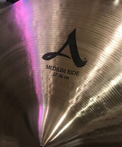 Zildjian Used 22 Inch A Medium Ride in Regular Finish Showing Logo