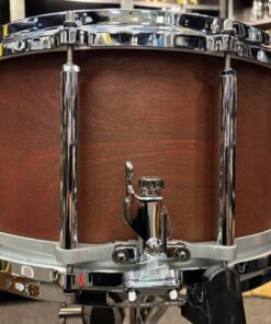 Pearl Drums Used Eight by Fourteen Inch Free Floating Snare African Mahogany Throw Off