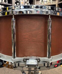 Pearl Drums Used Eight by Fourteen Inch Free Floating Snare African Mahogany Snare Butt