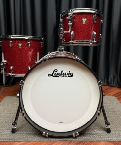 Ludwig USA Drums Used Classic Maple Red Sparkle 12 16 20 Kit 7 Ludwig Used Classic Maple USA Red Sparkle Kit 12 , 16, 20 Audience View